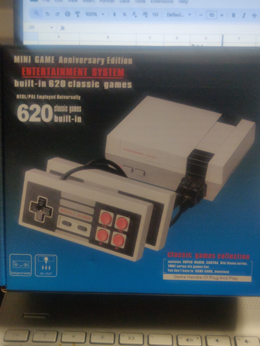 Mini Game Anniversary Edition Entertainment System - White